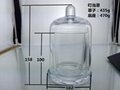 new design bell candle jar,electroplate glass candle jar 3
