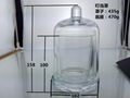 new design bell candle jar,electroplate glass candle jar