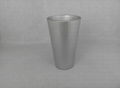 16oz METALIC SUBLIMATION PINT GLASS