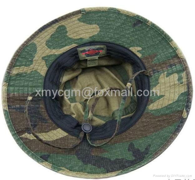 Wholesale Camouflage outdoor sun visor Fishman Bucket hats 2