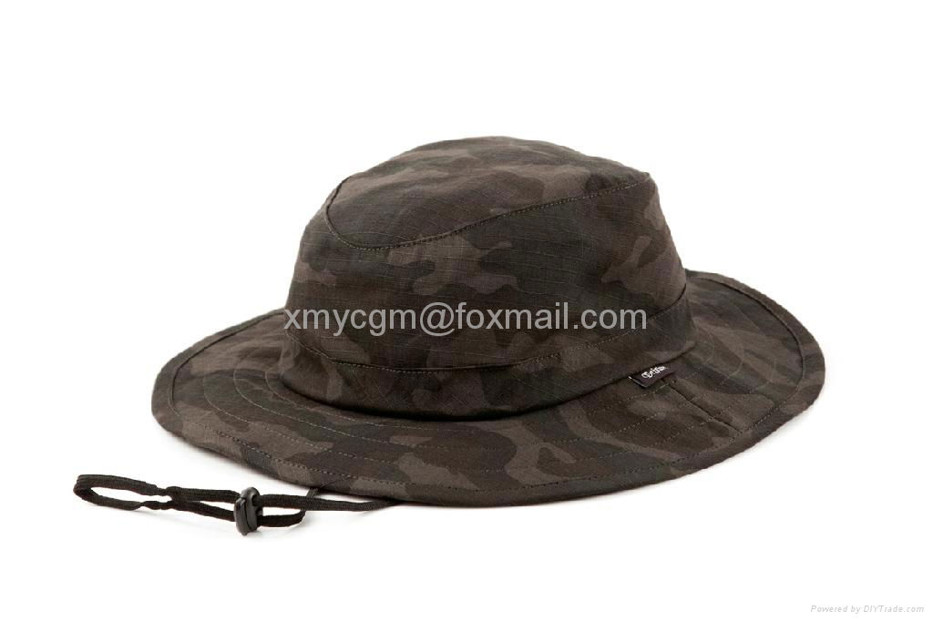 Wholesale Camouflage outdoor sun visor Fishman Bucket hats 4