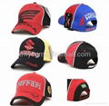 OEM hats factory Wholesale and custom 6 panels cotton blank and peak splice spor 4