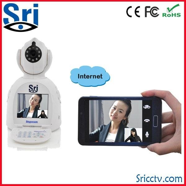 Sricam SP003 H.264 Wireless Network Free Video Call P2P Wifi IP Network Phone Ca 3