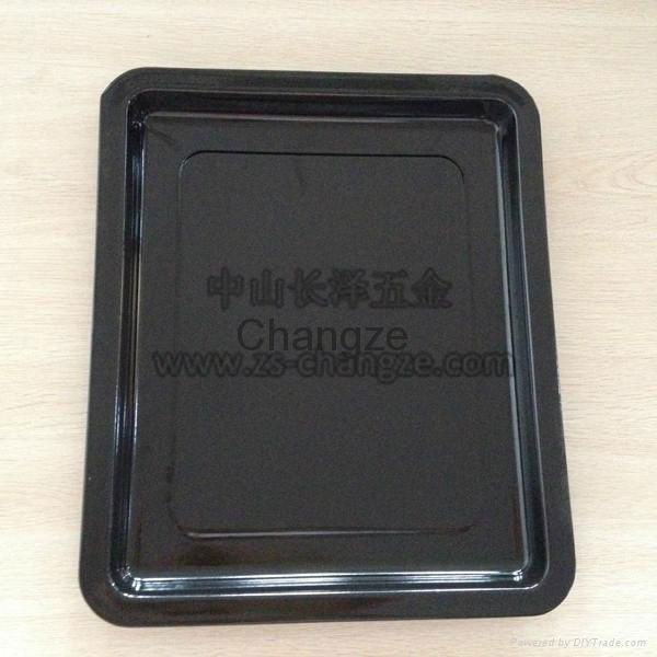 Carbon steel enamel baking tray 45liter 2