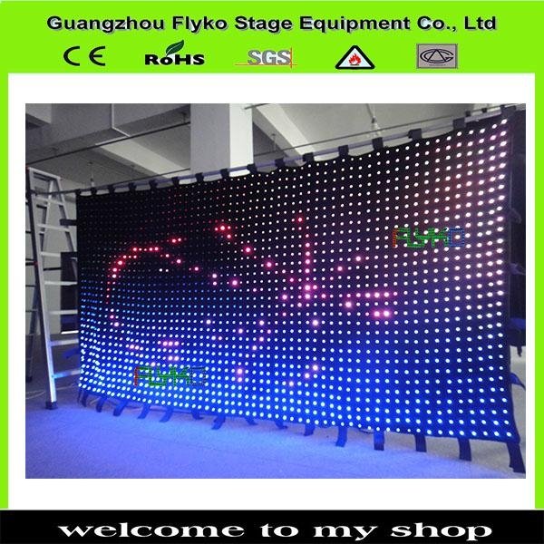 indoor club stage video wall