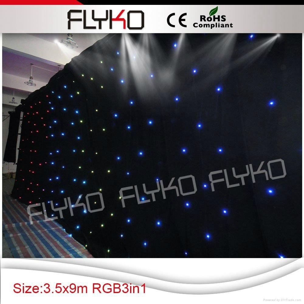 Free shipping China led lighted stage backdrop