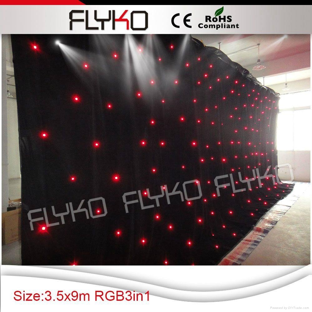 Free shipping China led lighted stage backdrop 3