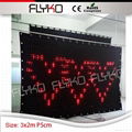 led video curtain stage backdrop