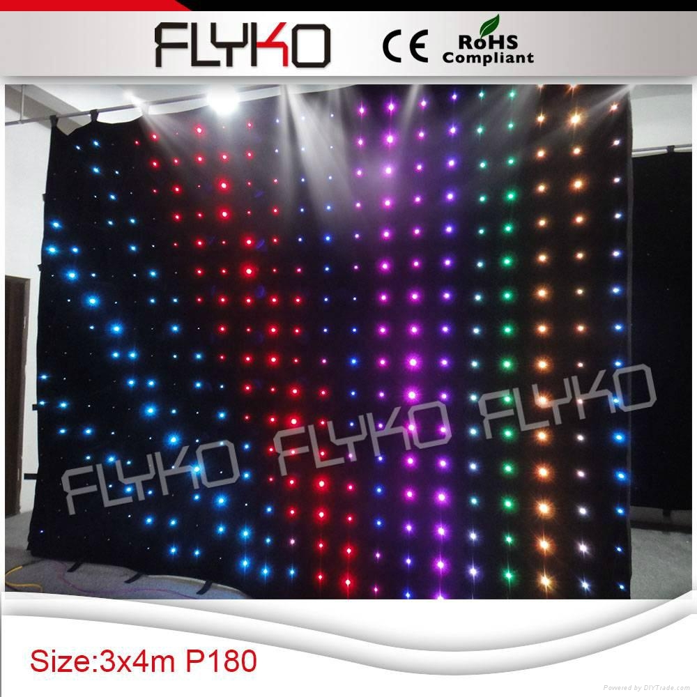 music studio equipment led background stage curtain FK3418 music