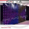 music studio equipment led background stage curtain