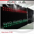 music studio equipment led background stage curtain