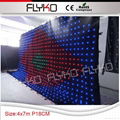 Free shipping indoor led stage curtain 1