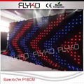 Free shipping indoor led stage curtain