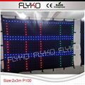 Free shipping 2mtrx3mtr led video