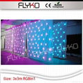 Free shipping led Star curtain