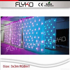 Free shipping led Star curtain