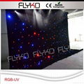 RGB-UV star sky led lights led star cloth led vision star curtain 1