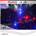 RGB-UV star sky led lights led star cloth led vision star curtain 3