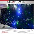 RGB-UV star sky led lights led star cloth led vision star curtain 4
