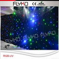 RGB-UV star sky led lights led star cloth led vision star curtain