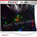 RGB-UV star sky led lights led star cloth led vision star curtain 5