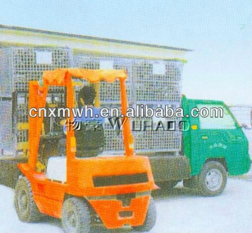 Folding metal storage boxes galvanized cages wire mesh boxes