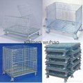 Wire baskets metal bins rigid wire containers