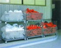 Wire baskets metal bins rigid wire containers 2