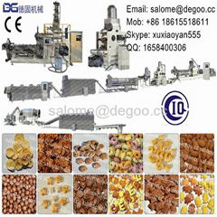 Breakfast cereal corn flakes production line