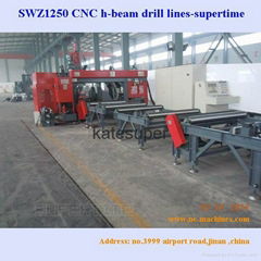 CNC beam drill lines