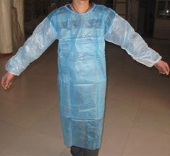 Water and blood resistance SMS disposable surgical gown