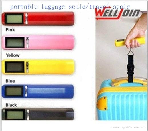 portable  digital electronic l   age  travel  hanging weighing scale 1