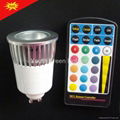 Indoor 3W 5W 7W 9W 10W 12W 15W 18W Dimmable RGB LED Spot light E27/GU10/MR16 5