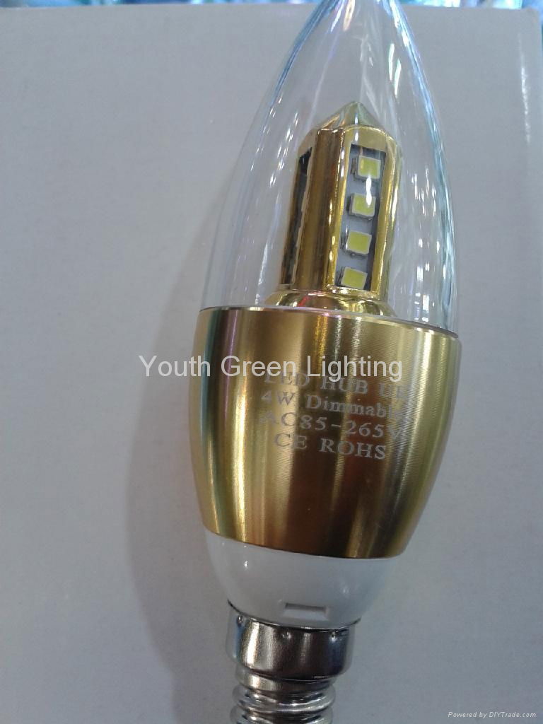 Energy Star Five Years Quality Guarantee 3W 4W 5W LED Candle lights UL CE ROHS  5