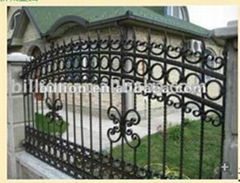 wrought iron fence