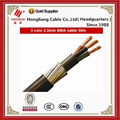 High temperature resistant cable LSHF 2x1.5mm2 2