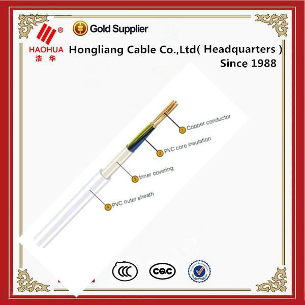 High temperature resistant cable LSHF 2x1.5mm2 3
