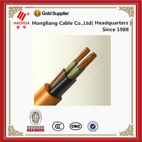 High temperature resistant cable LSHF 2x1.5mm2 4