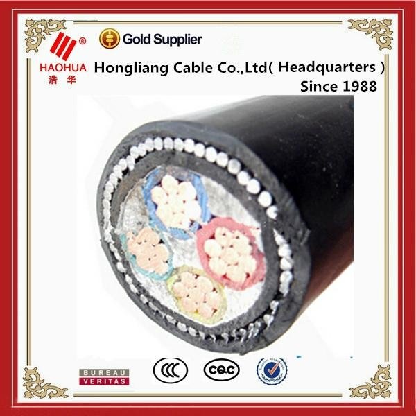 Steel wire Armoured cable 240mm xlpe 4 core armoured cable 3