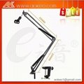 360 degree metal microphone stand table stand