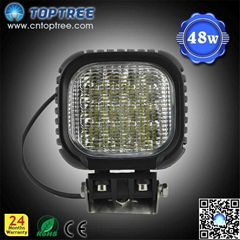 48w led work light offroad heavy duty working headlight