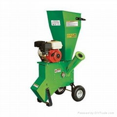 Hand push gasonline wood chipper shredder