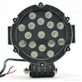 6'' Cree 51W LED Spot Light Led Work Light Foglight Headlight Heavy Duty   