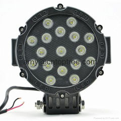 6'' Cree 51W LED Spot Light Led Work Light Foglight Headlight Heavy Duty   