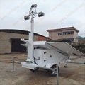 Mobile solar light tower with 1KW inverter 4