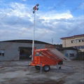 Mobile Solar lighting tower with 300Watt