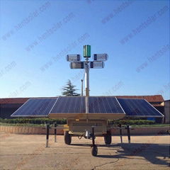 Hybrid Solar&Wind Light Tower