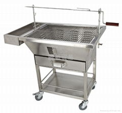 Stainless Steel BBQ car