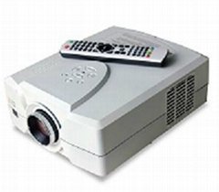 multimedia video projector 2200lumens with hdmi&usb&tv tuner