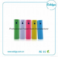 LED capacity indicators universal portable smart usb power bank 2600mah